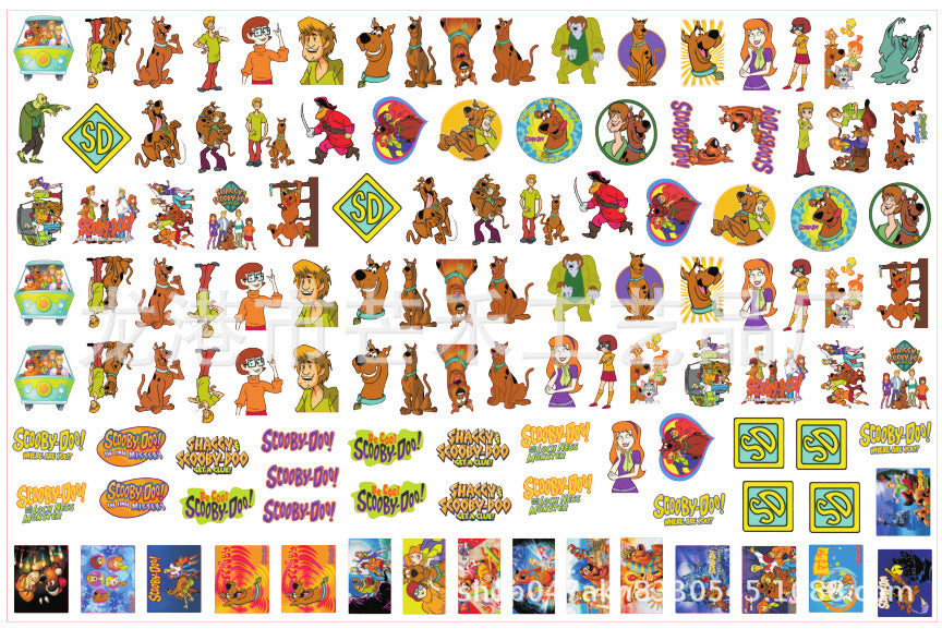 DIY Scooby Doo Acrylic Figurines Kit for Kids - Customizable Anime Characters