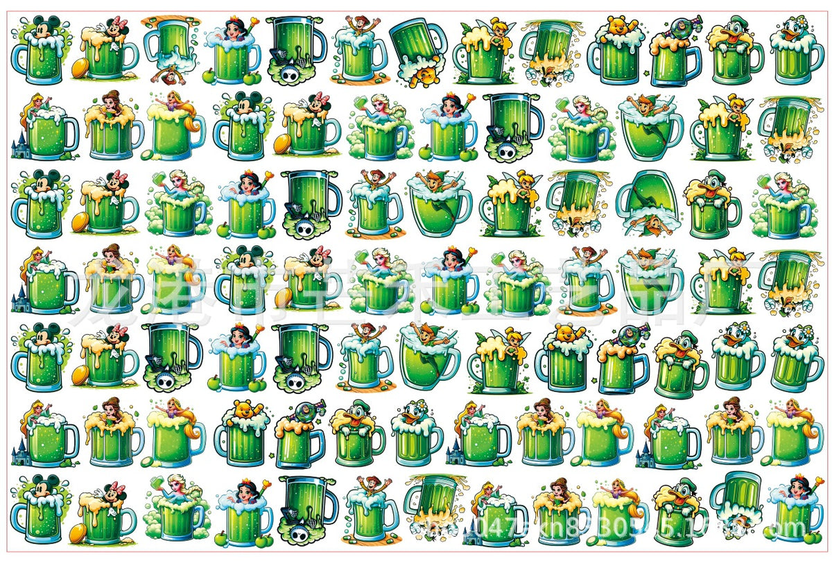 DIY Disney Beer Acrylic Figurines Kit for Kids - Customizable Anime Characters