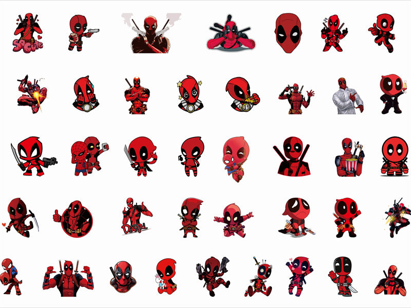 DIY Deadpool Marvel Character Acrylic Figurines Kit for Kids - Customizable Anime Characters