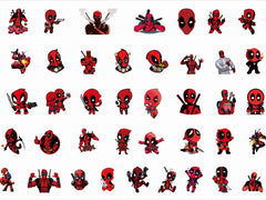 DIY Deadpool Marvel Character Acrylic Figurines Kit for Kids - Customizable Anime Characters