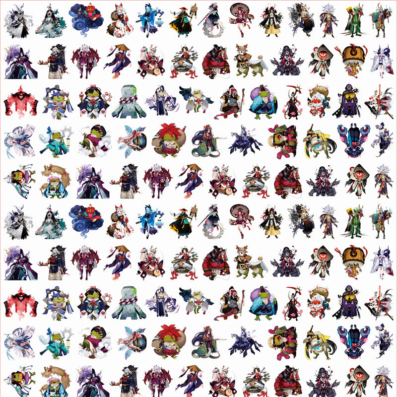 DIY Onmyoji Acrylic Figurines Kit for Kids - Customizable Anime Characters