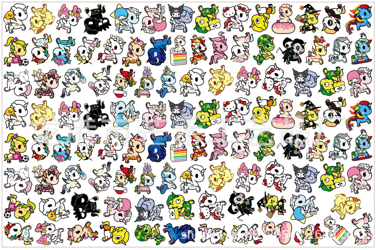 DIY TokiDoki Acrylic Figurines Kit for Kids - Customizable Anime Characters
