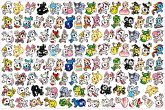 DIY TokiDoki Acrylic Figurines Kit for Kids - Customizable Anime Characters