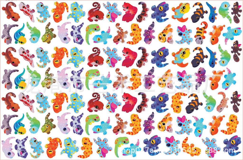 DIY Chameleon Acrylic Figurines Kit for Kids - Customizable Anime Characters
