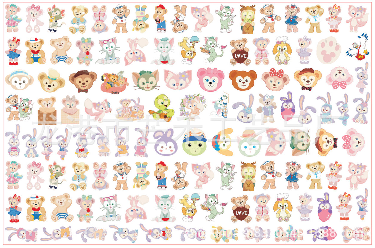 DIY Duffy Family Acrylic Figurines Kit for Kids - Customizable Anime Characters