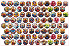 DIY  Glass Marvel Acrylic Figurines Kit for Kids - Customizable Anime Characters