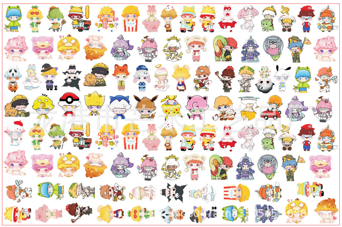 DIY Dimmo Acrylic Figurines Kit for Kids - Customizable Anime Characters
