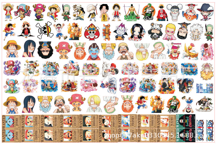 DIY One Piece Acrylic Figurines Kit for Kids - Customizable Anime Characters