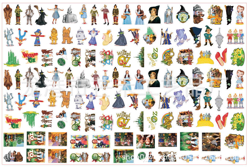 DIY The Wizard Of Oz Acrylic Figurines Kit for Kids - Customizable Anime Characters