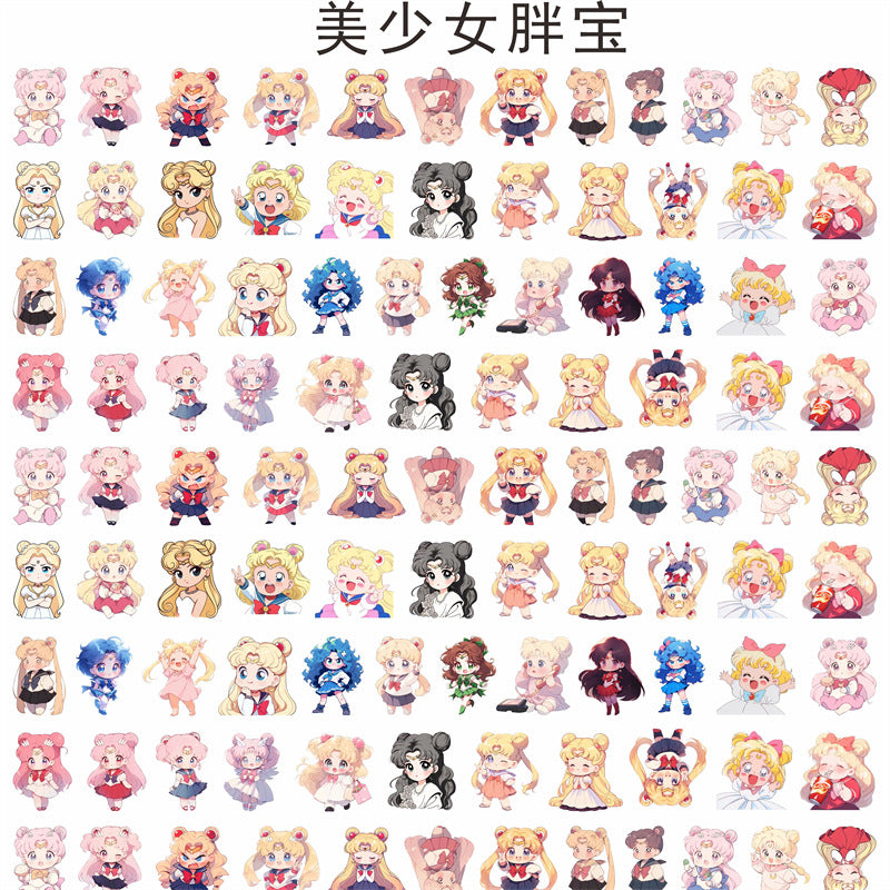 DIY Chubby Cute Girl Acrylic Figurines Kit for Kids - Customizable Anime Characters