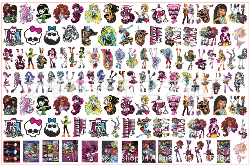DIY Monster High Acrylic Figurines Kit for Kids - Customizable Anime Characters