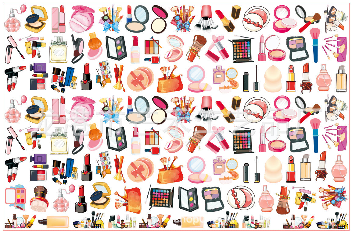 DIY Makeup Products Acrylic Figurines Kit for Kids - Customizable Anime Characters