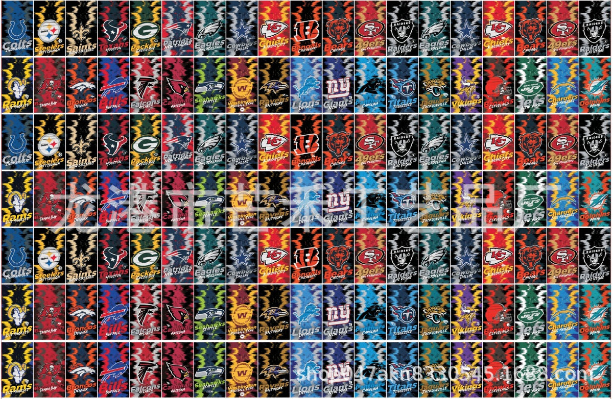 DIY NFL Team Mini Strips Acrylic Figurines Kit for Kids - Customizable Anime Characters