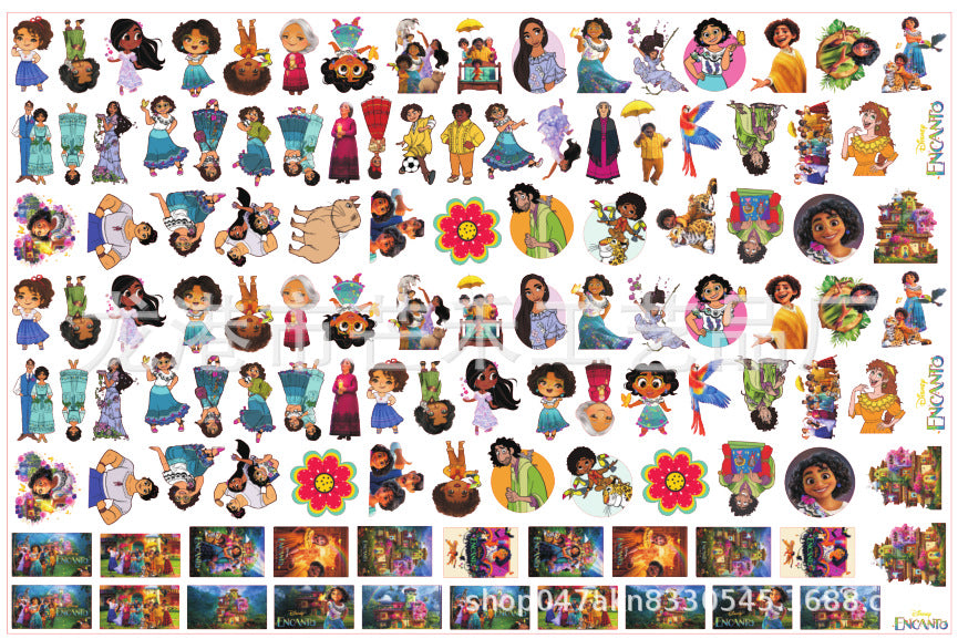 DIY Encanto Acrylic Figurines Kit for Kids - Customizable Anime Characters
