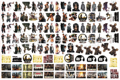 DIY The Walking Dead Acrylic Figurines Kit for Kids - Customizable Anime Characters