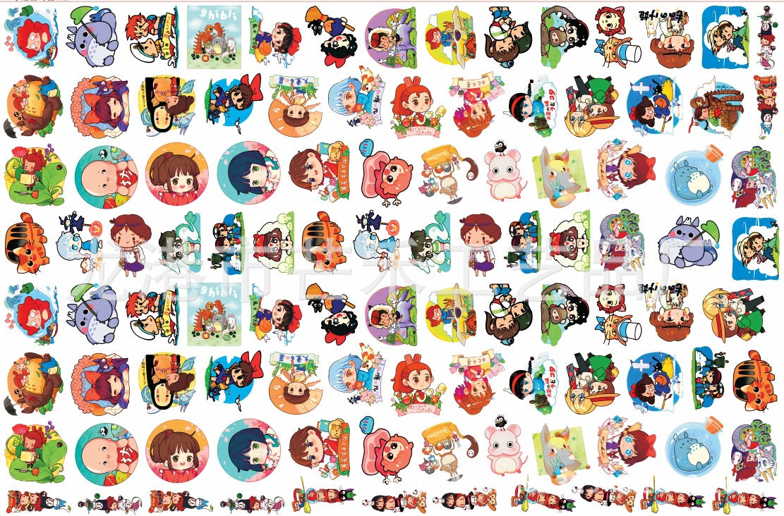 DIY Hand Drawn Hayao Miyazaki Acrylic Figurines Kit for Kids - Customizable Anime Characters