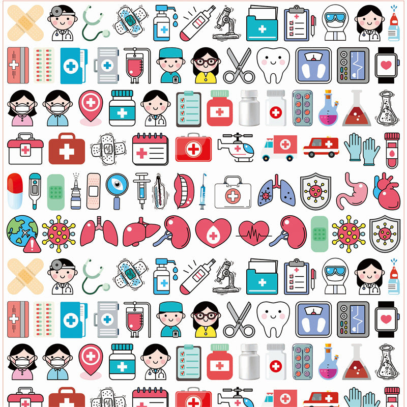 DIY Medical Supplies Acrylic Figurines Kit for Kids - Customizable Anime Characters