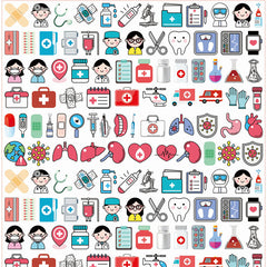 DIY Medical Supplies Acrylic Figurines Kit for Kids - Customizable Anime Characters