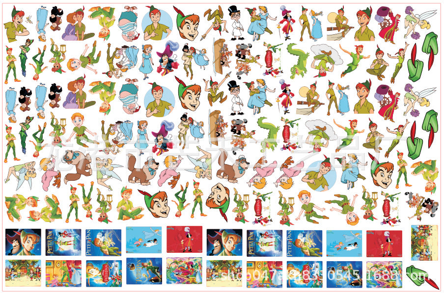 DIY Peter Pan Acrylic Figurines Kit for Kids - Customizable Anime Characters