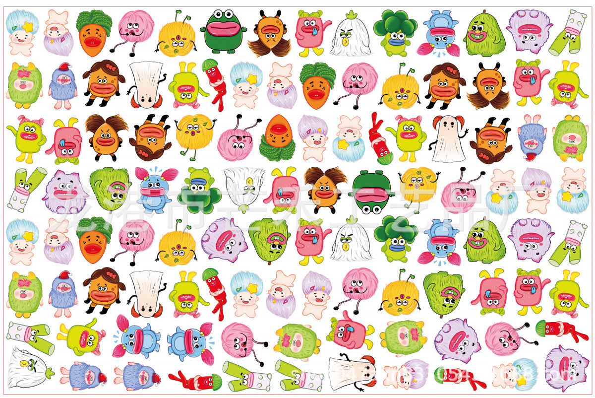 DIY Ugly Doll Acrylic Figurines Kit for Kids - Customizable Anime Characters