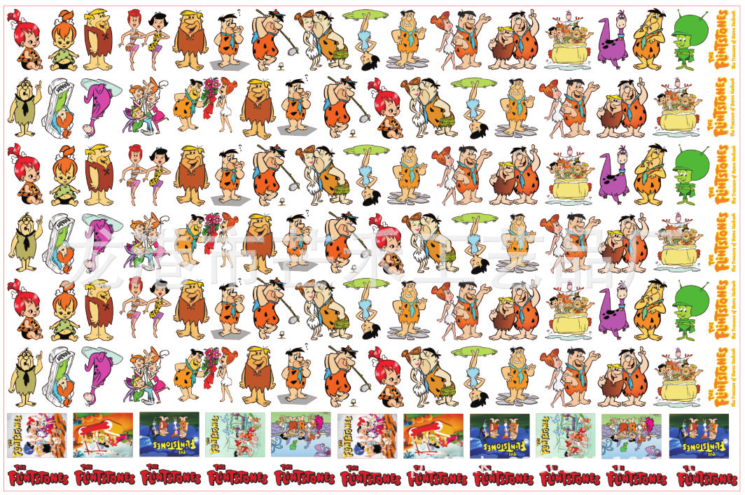 DIY The Croods Acrylic Figurines Kit for Kids - Customizable Anime Characters