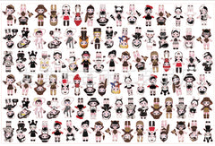 DIY Lara Croft Acrylic Figurines Kit for Kids - Customizable Anime Characters