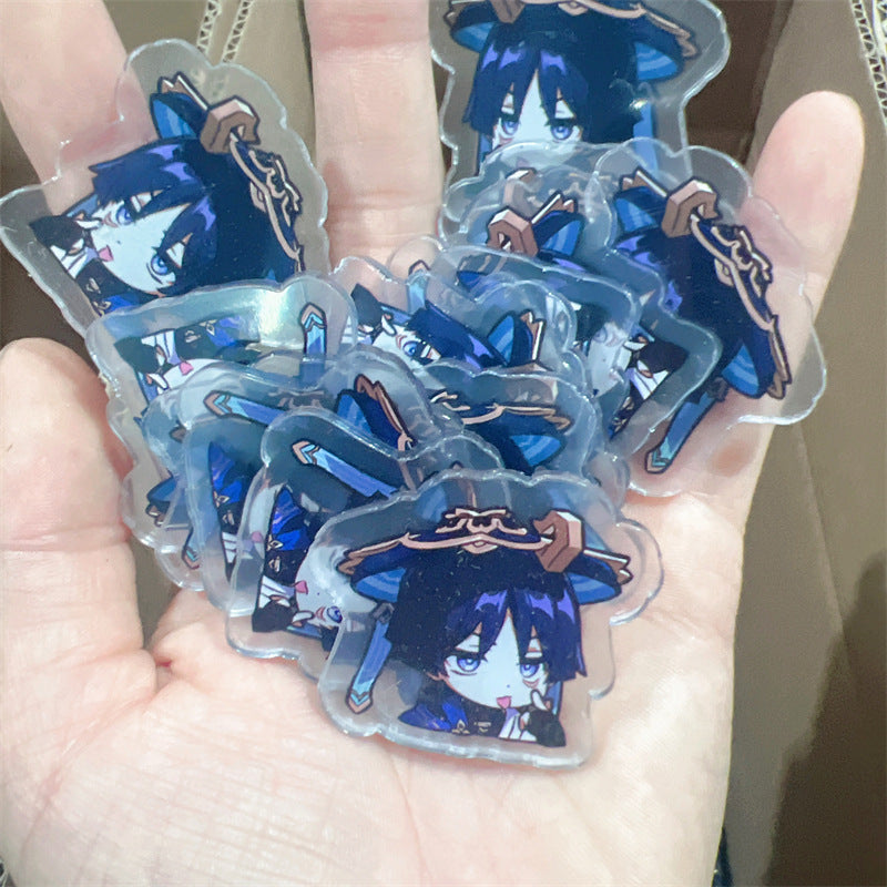 DIY Scaramouche Grimace Acrylic Figurines Kit for Kids - Customizable Anime Characters