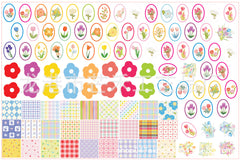 DIY Oval Flower Acrylic Figurines Kit for Kids - Customizable Anime Characters