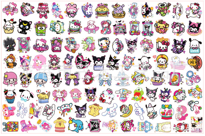 DIY Sanrio Acrylic Figurines Kit for Kids – Customizable Anime Characters