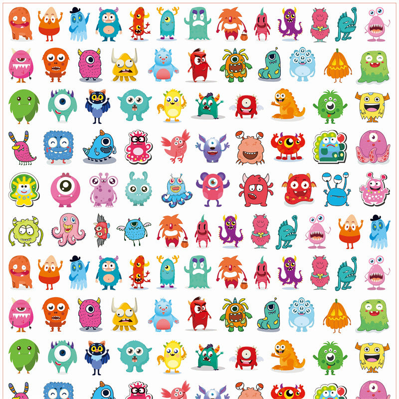 DIY Little Monster Acrylic Figurines Kit for Kids - Customizable Anime Characters