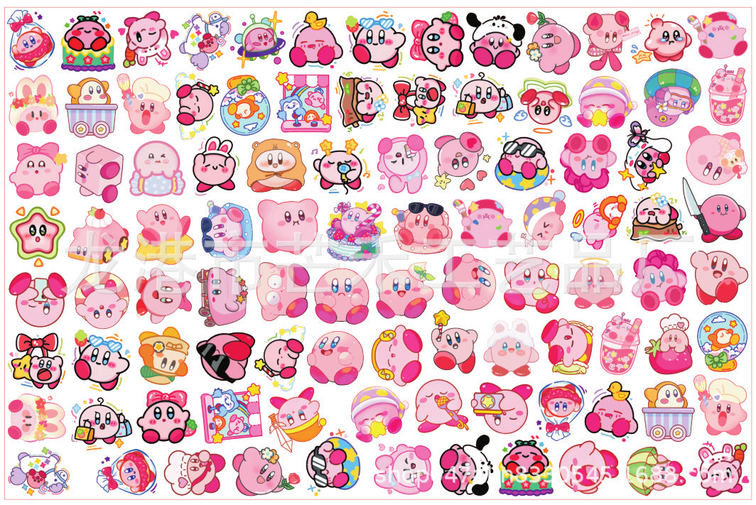 DIY Kirby Acrylic Figurines Kit for Kids - Customizable Anime Characters