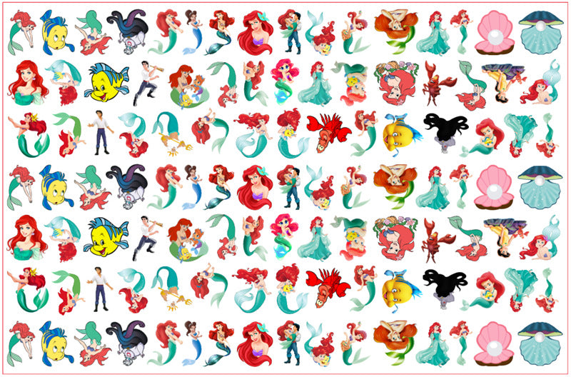 DIY Mermaid Acrylic Figurines Kit for Kids - Customizable Anime Characters