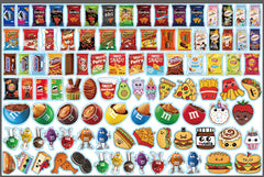 DIY Imported Snacks Acrylic Figurines Kit for Kids - Customizable Anime Characters