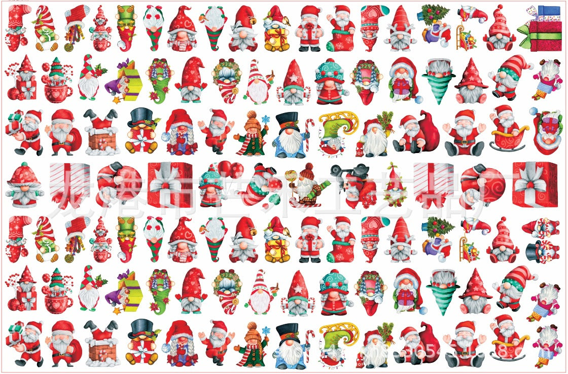 DIY Christmas Gnome Acrylic Figurines Kit for Kids - Customizable Anime Characters