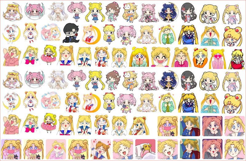 DIY Magical Girl Acrylic Figurines Kit for Kids - Customizable Anime Characters
