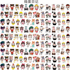 DIY Diary Of A Wimpy Kid Acrylic Figurines Kit for Kids - Customizable Anime Characters