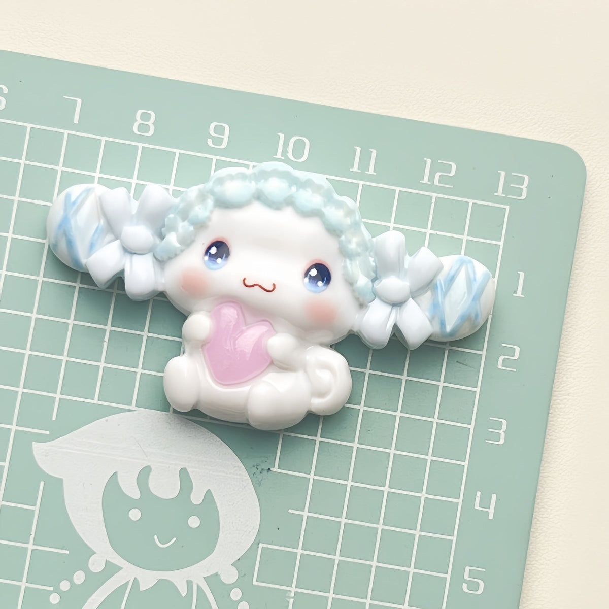 DIY  Bowknot Puppy Charms Accessories – Customizable Phone Case, Hairpin, Fridge Magnet & Keychain Set