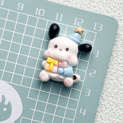 DIY Cute Animal Cartoon Charms Accessories – Customizable Phone Case, Hairpin, Fridge Magnet & Keychain Set