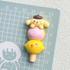 DIY Animal Candied Hawthorn Charms Accessories – Customizable Phone Case, Hairpin, Fridge Magnet & Keychain Set
