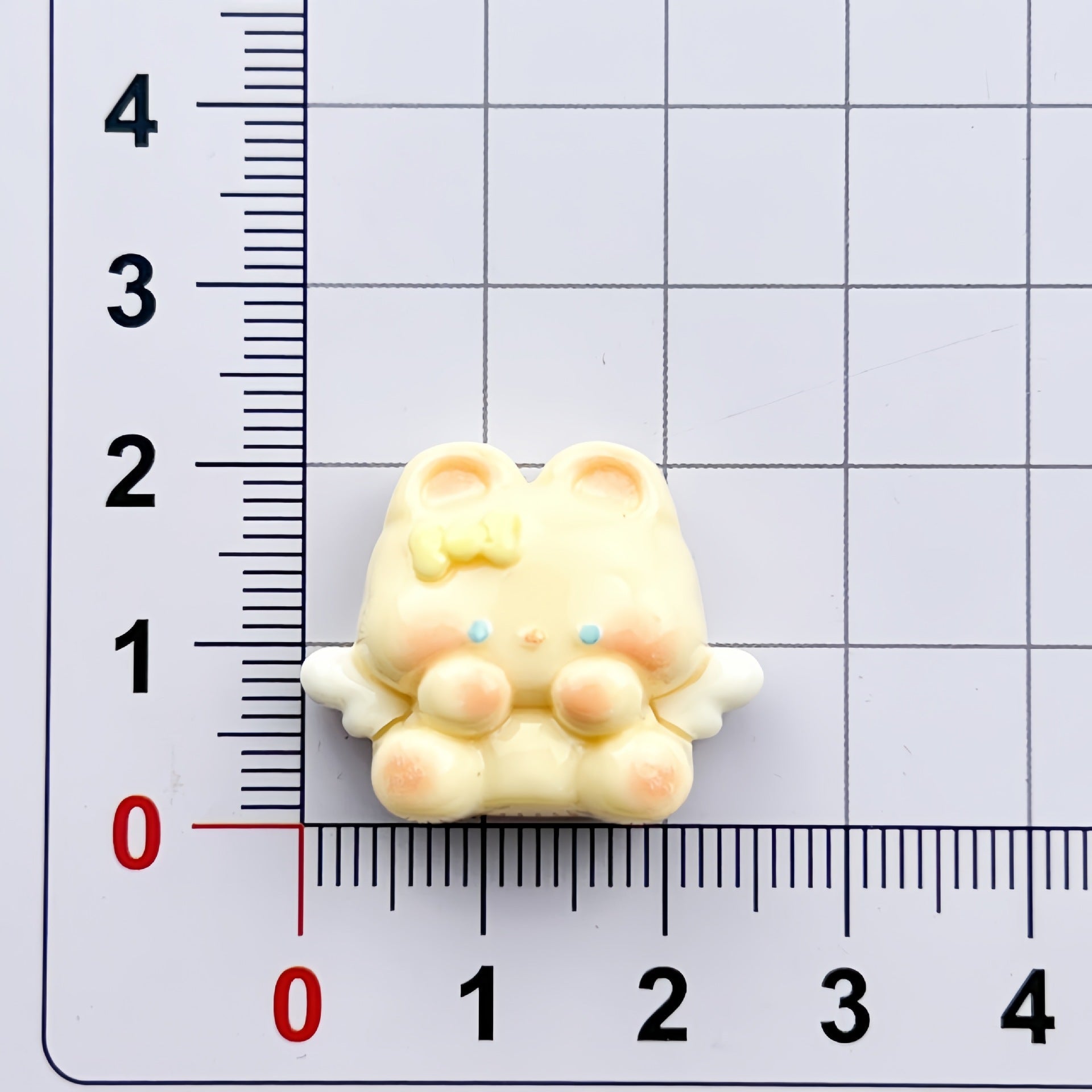 DIY Small Glossy Angel Bunny Charms Accessories – Customizable Phone Case, Hairpin, Fridge Magnet & Keychain Set