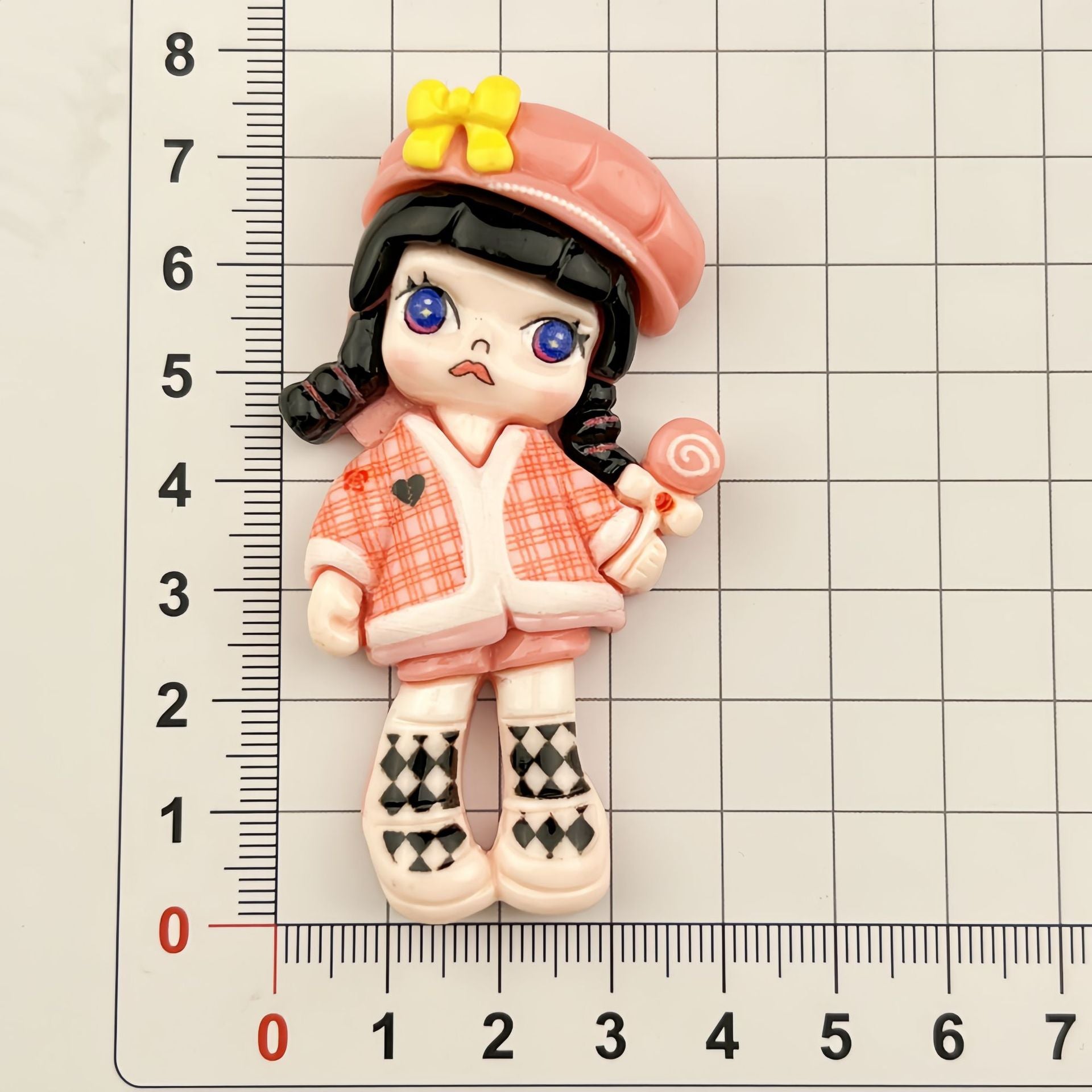 DIY Lily Girl Charms Accessories – Customizable Phone Case, Hairpin, Fridge Magnet & Keychain Set