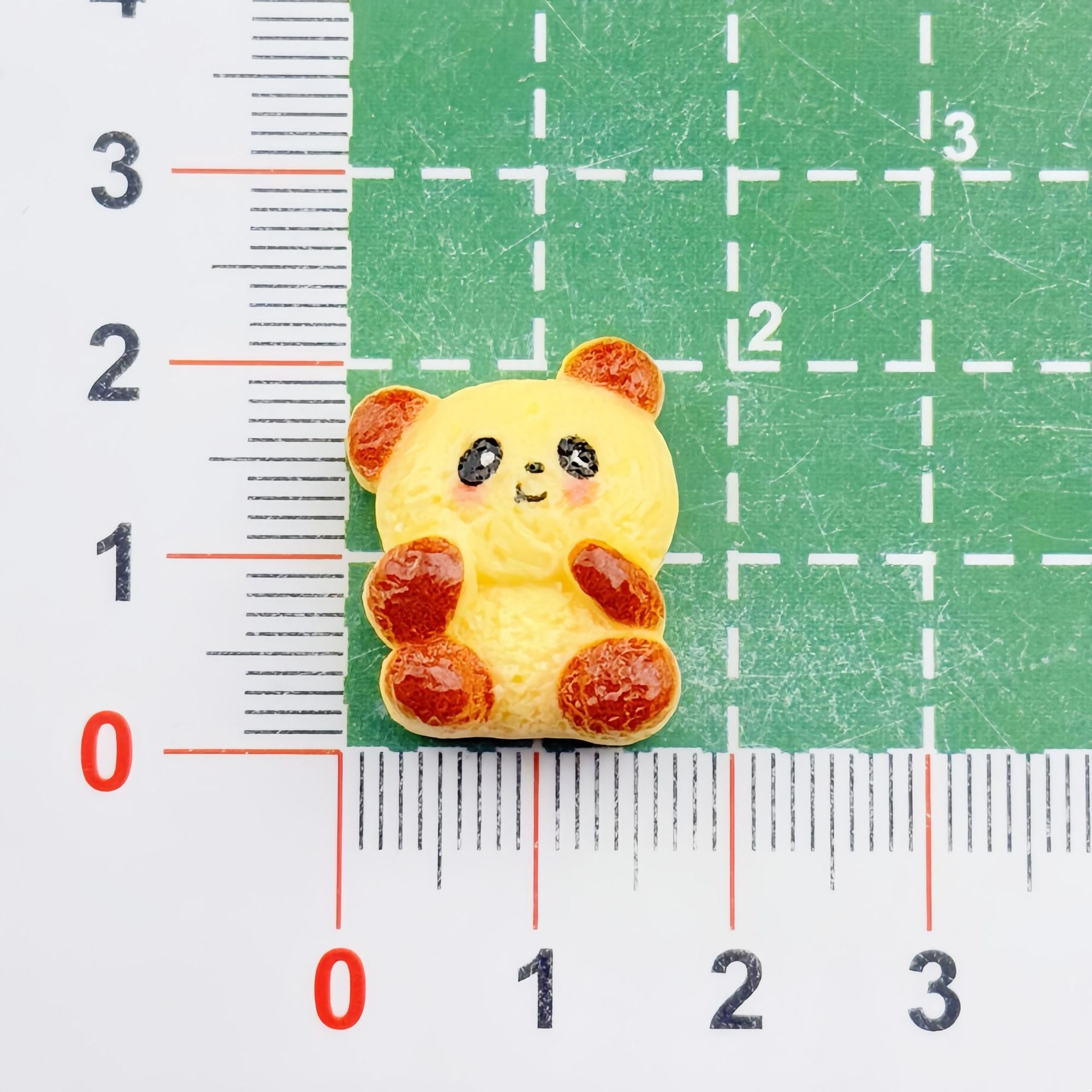 DIY  Panda Biscuit Charms Accessories – Customizable Phone Case, Hairpin, Fridge Magnet & Keychain Set