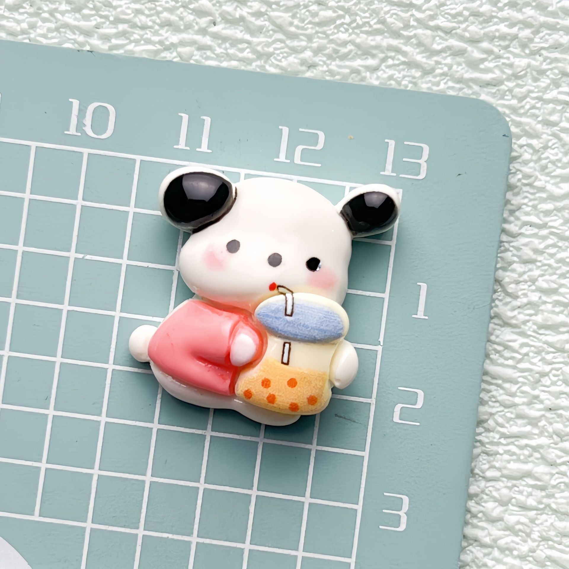 DIY Pochacco Charms Accessories – Customizable Phone Case, Hairpin, Fridge Magnet & Keychain Set