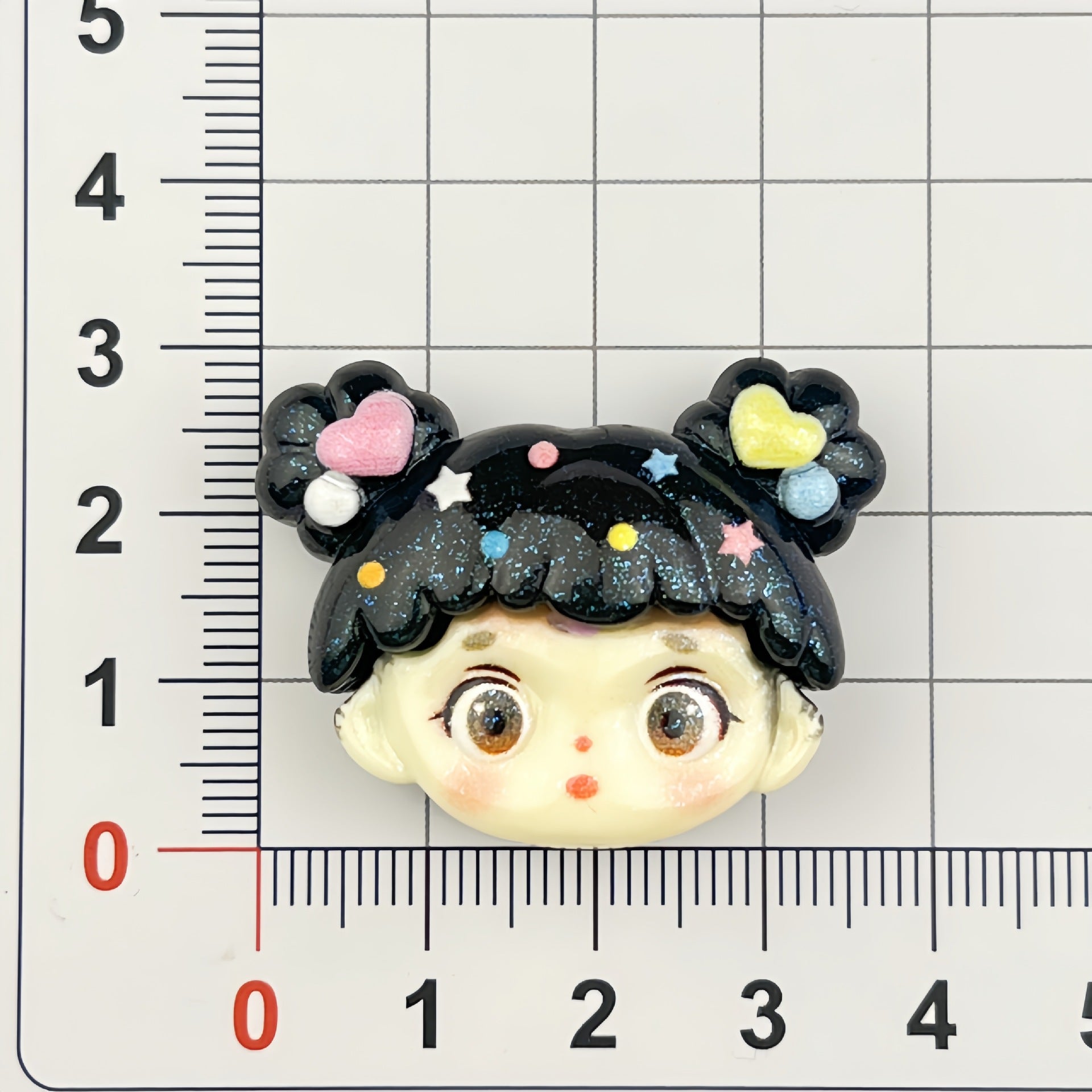 DIY Fine Glitter Girl Hair Charms Accessories – Customizable Phone Case, Hairpin, Fridge Magnet & Keychain Set