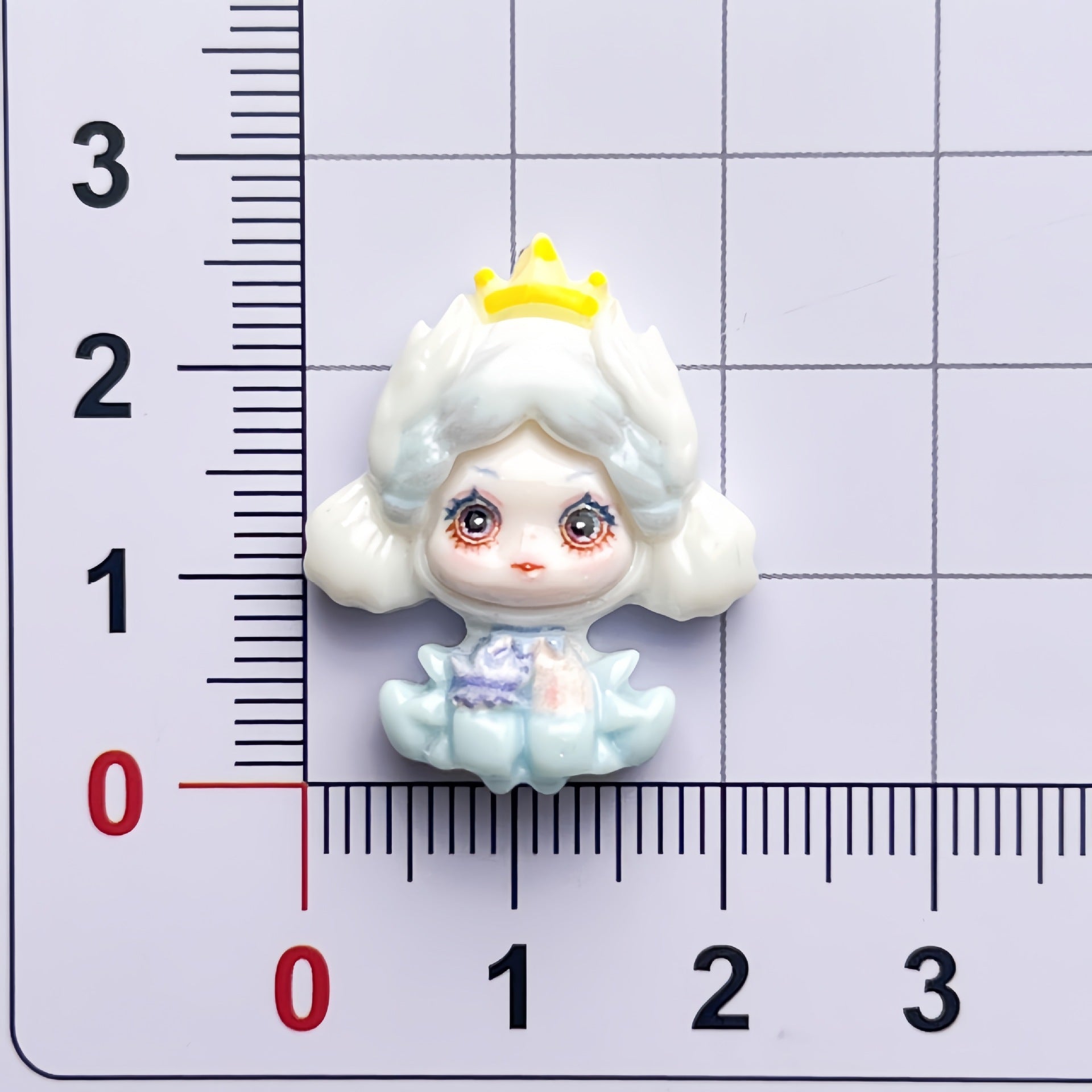 DIY ]Bubble Sitting Girl  Charms Accessories – Customizable Phone Case, Hairpin, Fridge Magnet & Keychain Set