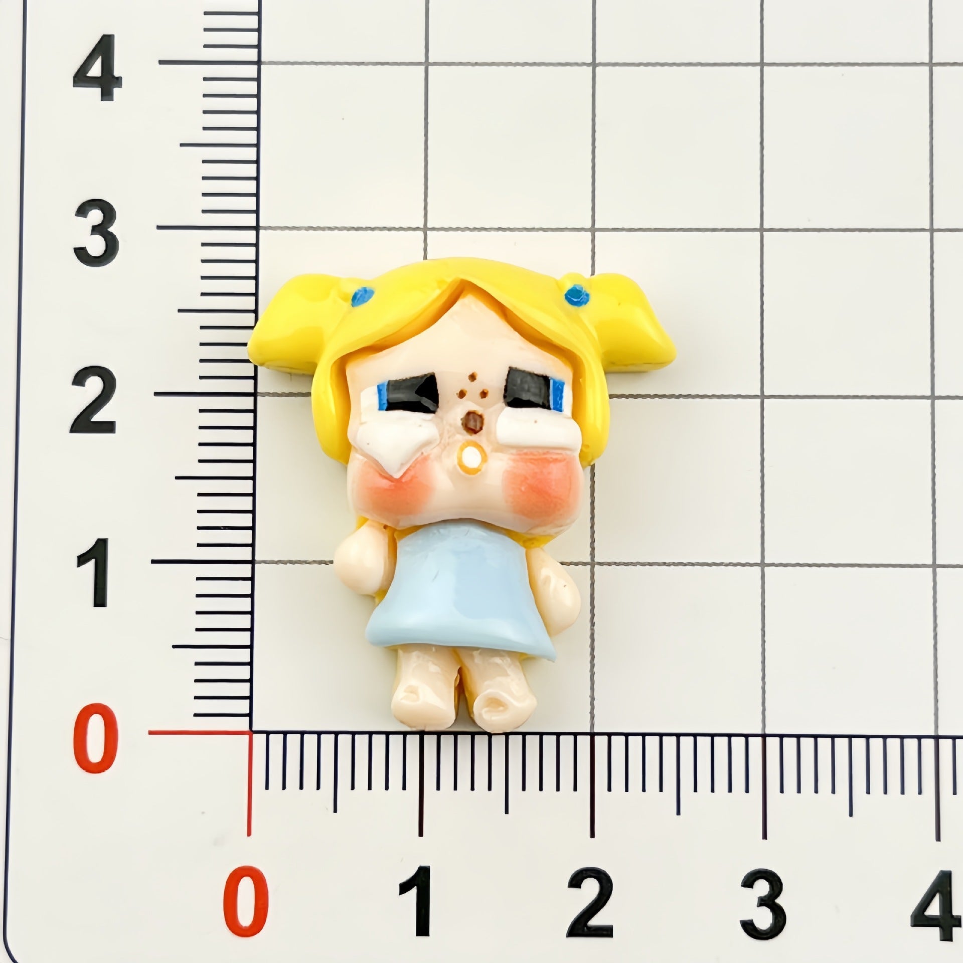 DIY Crying Baby Girl  Charms Accessories – Customizable Phone Case, Hairpin, Fridge Magnet & Keychain Set