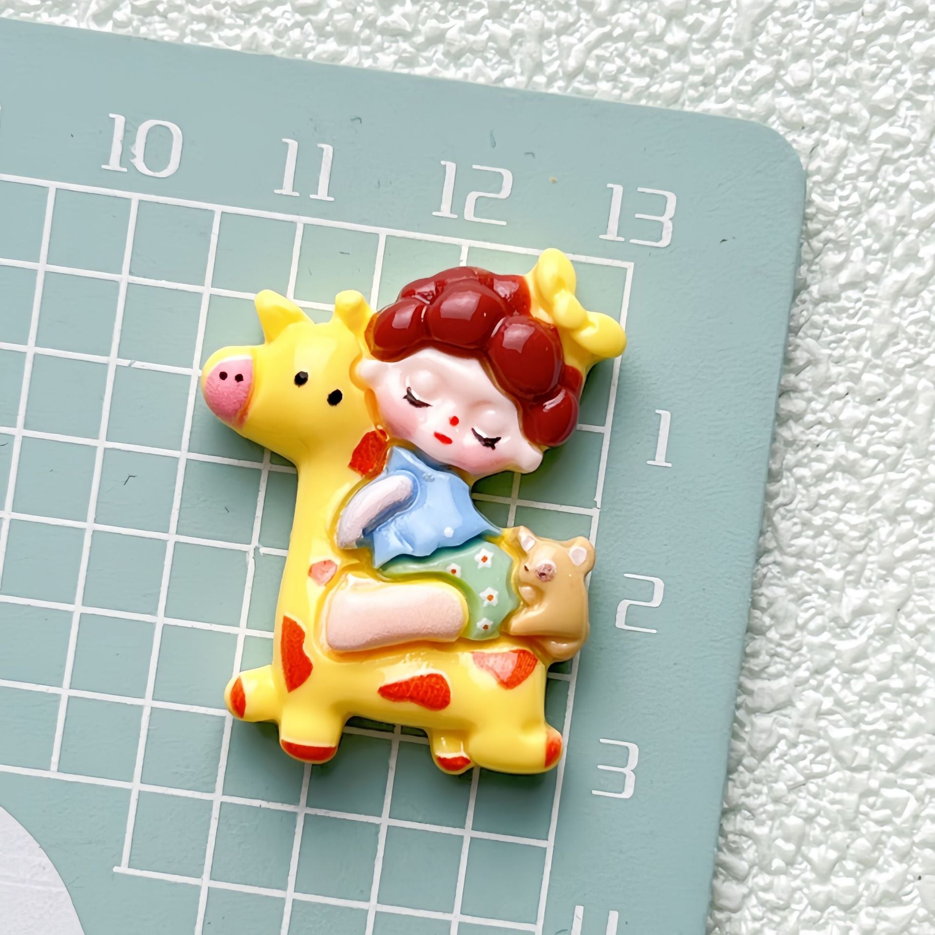 DIY Cycling Girl Charms Accessories – Customizable Phone Case, Hairpin, Fridge Magnet & Keychain Set