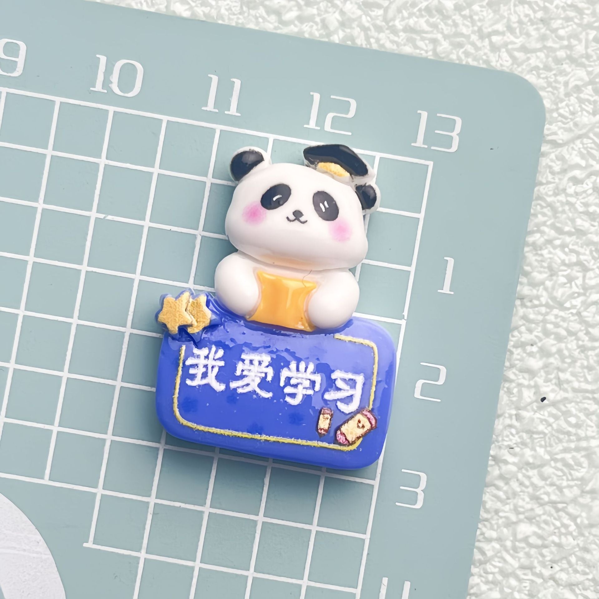 DIY Panda Charms Accessories – Customizable Phone Case, Hairpin, Fridge Magnet & Keychain Set