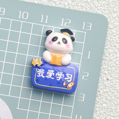 DIY Panda Charms Accessories – Customizable Phone Case, Hairpin, Fridge Magnet & Keychain Set