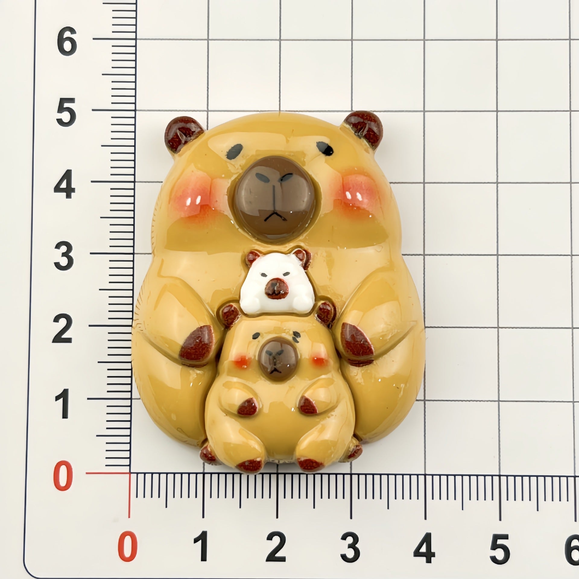 DIY Cartoon Little Turtle and Capybara Charms Accessories – Customizable Phone Case, Hairpin, Fridge Magnet & Keychain Set